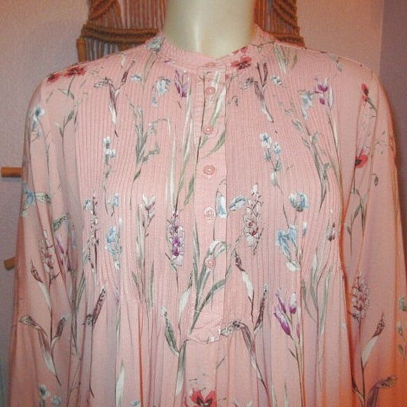 Sundance Mystic Days Pintuck Top Size S Tunic Long Sleeves Cottagecore Boho - Picture 3 of 12